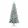 Kunstig sammensatt juletre med LED -stripelys 240 cm PVC