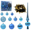 Kunstig sammensatt juletre med LED -stripelys 240 cm PVC