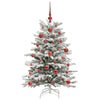 Kunstig sammensatt juletre Hvit 120 cm PE og PVC