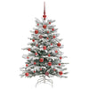 Kunstig sammensatt juletre Hvit 120 cm PE og PVC
