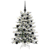 Kunstig sammensatt juletre Hvit 120 cm PE og PVC