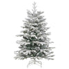 Kunstig sammensatt juletre Hvit 120 cm PE og PVC