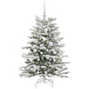 Kunstig sammensatt juletre Hvit 120 cm PE og PVC