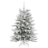 Kunstig sammensatt juletre Hvit 120 cm PE og PVC