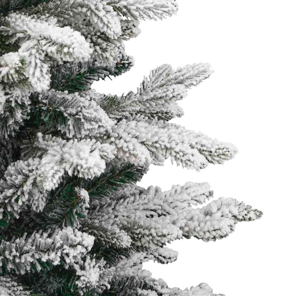 Kunstig sammensatt juletre Hvit 120 cm PE og PVC vidaXL