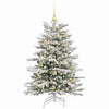 Kunstig sammensatt juletre Hvit 120 cm PE og PVC