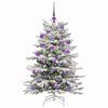 Kunstig sammensatt juletre Hvit 120 cm PE og PVC