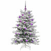 Kunstig sammensatt juletre Hvit 120 cm PE og PVC