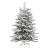 Kunstig sammensatt juletre Hvit 150 cm PE og PVC