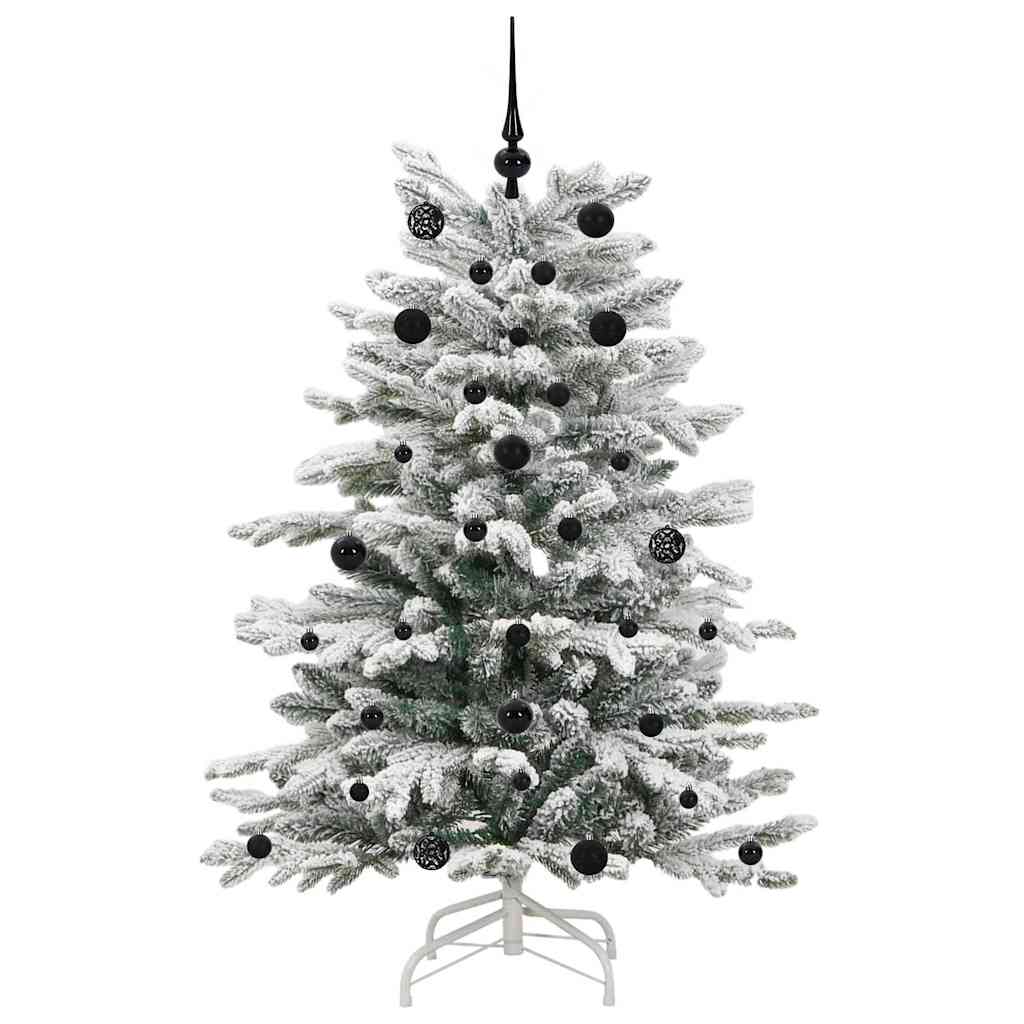 Kunstig sammensatt juletre Hvit 150 cm PE og PVC