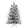 Kunstig sammensatt juletre Hvit 150 cm PE og PVC