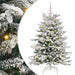 Kunstig sammensatt juletre Hvit 150 cm PE og PVC