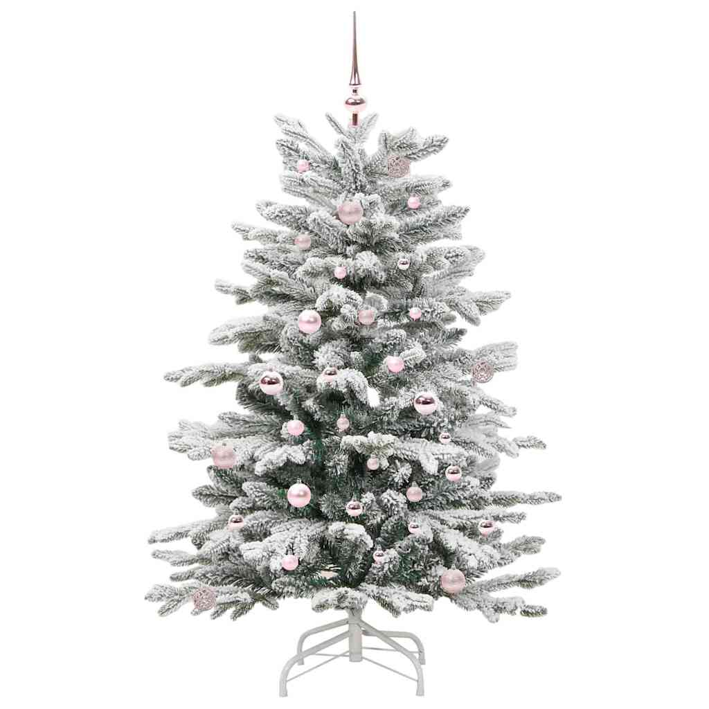 Kunstig sammensatt juletre Hvit 150 cm PE og PVC
