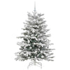 Kunstig sammensatt juletre Hvit 150 cm PE og PVC