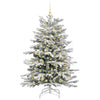 Kunstig sammensatt juletre Hvit 150 cm PE og PVC