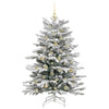 Kunstig sammensatt juletre Hvit 150 cm PE og PVC
