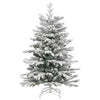 Kunstig sammensatt juletre Hvit 150 cm PE og PVC