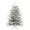 Kunstig sammensatt juletre Hvit 150 cm PE og PVC