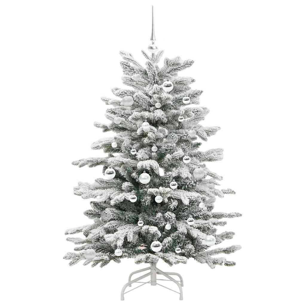 Kunstig sammensatt juletre Hvit 150 cm PE og PVC