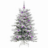Kunstig sammensatt juletre Hvit 150 cm PE og PVC