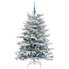 Kunstig sammensatt juletre Hvit 150 cm PE og PVC