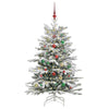 Kunstig sammensatt juletre Hvit 150 cm PE og PVC