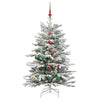 Kunstig sammensatt juletre Hvit 150 cm PE og PVC