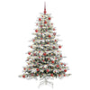 Kunstig sammensatt juletre Hvit 180 cm PE og PVC