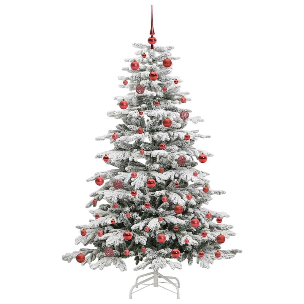 Kunstig sammensatt juletre Hvit 180 cm PE og PVC