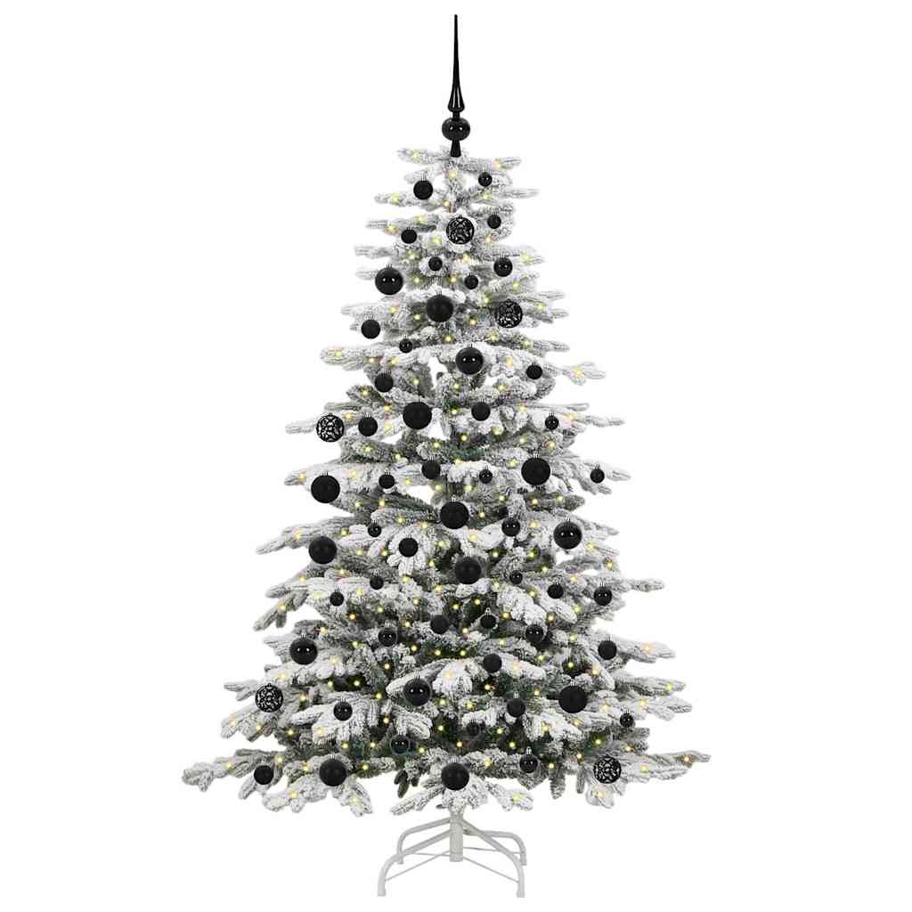 Kunstig sammensatt juletre Hvit 180 cm PE og PVC