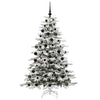 Kunstig sammensatt juletre Hvit 180 cm PE og PVC