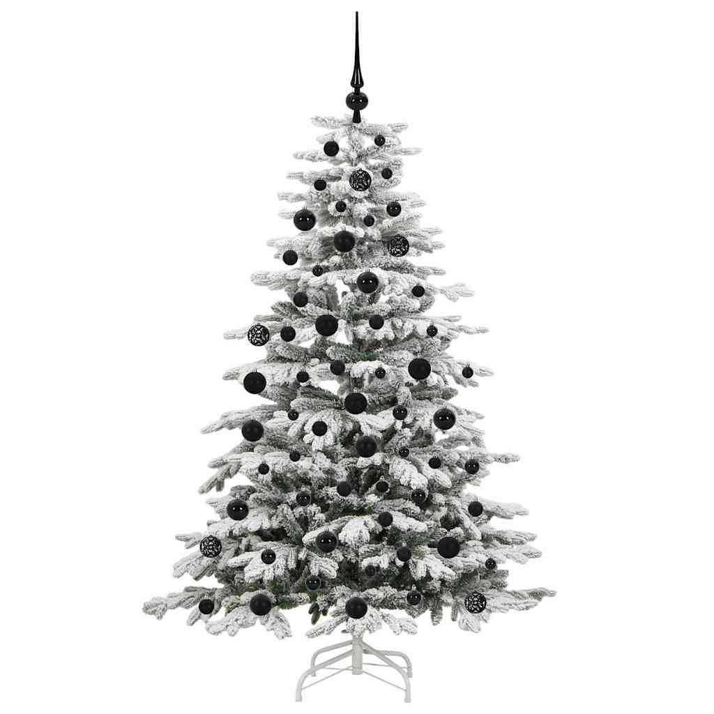 Kunstig sammensatt juletre Hvit 180 cm PE og PVC