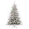 Kunstig sammensatt juletre Hvit 180 cm PE og PVC