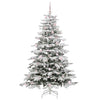 Kunstig sammensatt juletre Hvit 180 cm PE og PVC