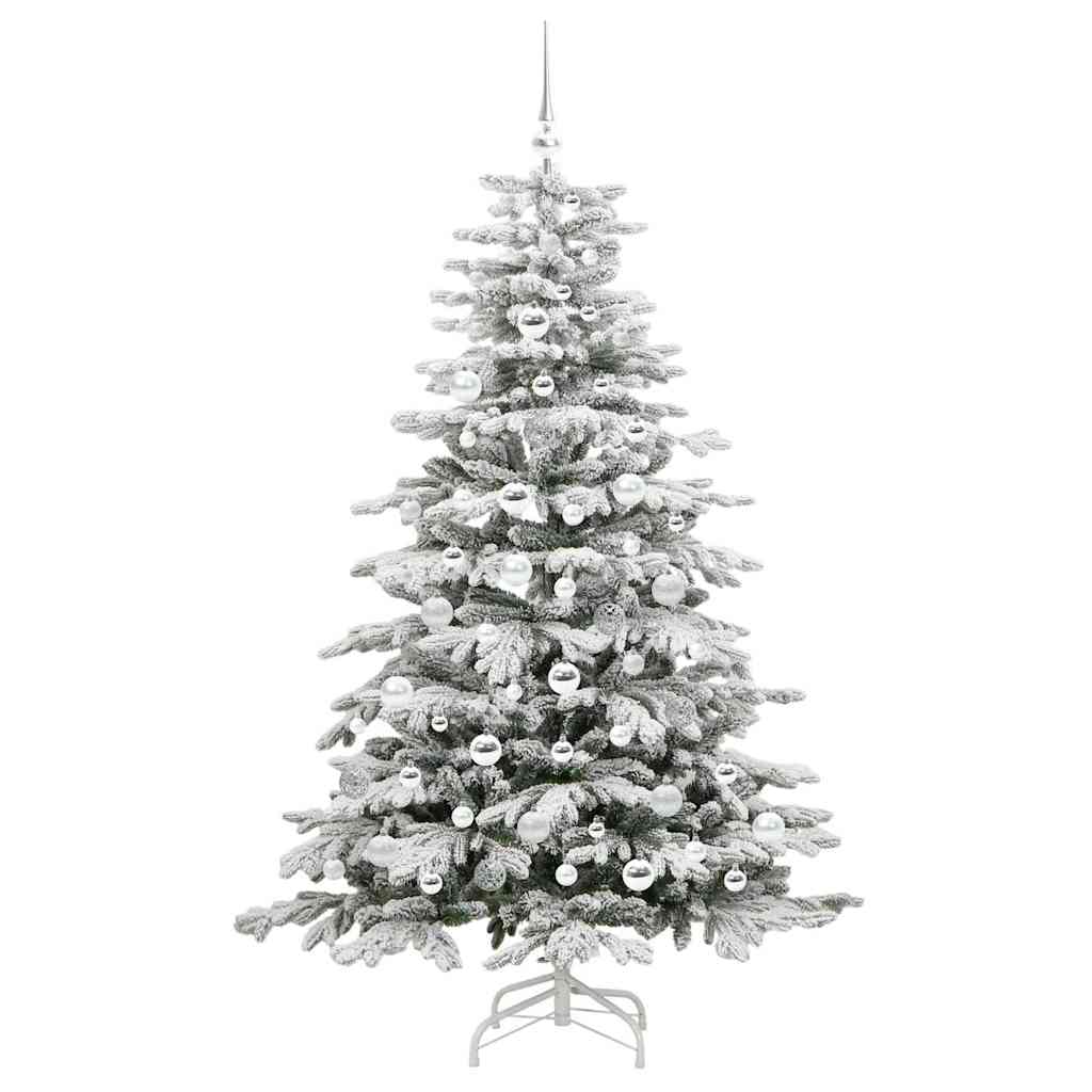Kunstig sammensatt juletre Hvit 180 cm PE og PVC