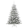 Kunstig sammensatt juletre Hvit 180 cm PE og PVC