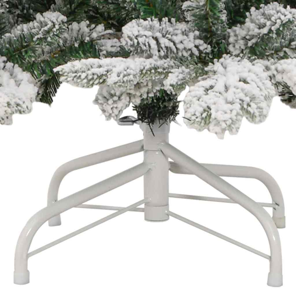 Kunstig sammensatt juletre Hvit 210 cm PE og PVC