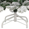 Kunstig sammensatt juletre Hvit 210 cm PE og PVC