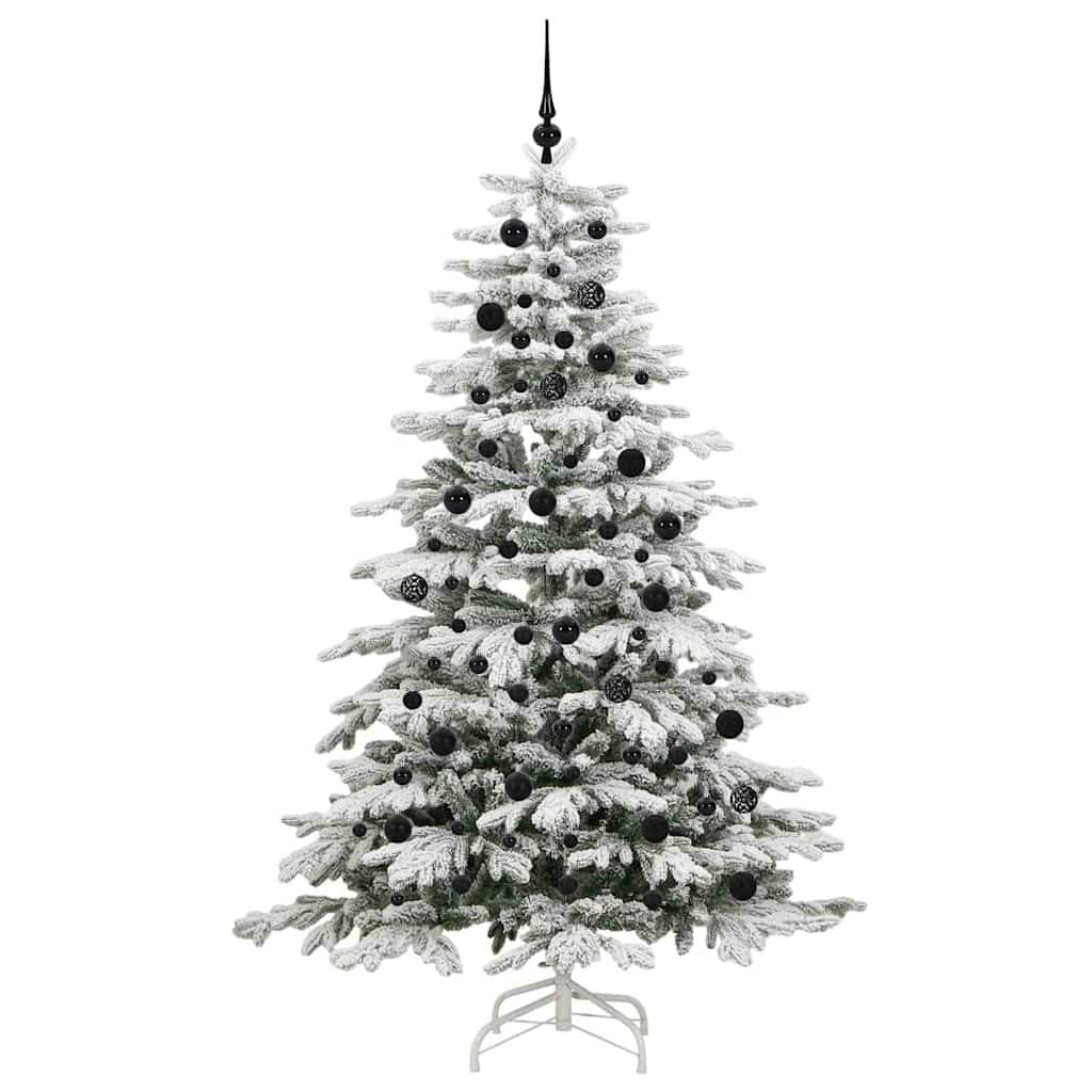 Kunstig sammensatt juletre Hvit 210 cm PE og PVC