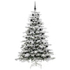 Kunstig sammensatt juletre Hvit 210 cm PE og PVC