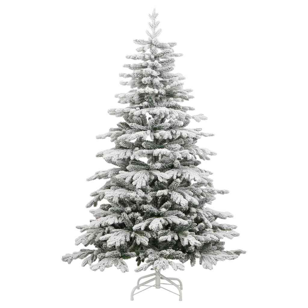 Kunstig sammensatt juletre Hvit 210 cm PE og PVC