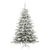 Kunstig sammensatt juletre Hvit 210 cm PE og PVC