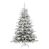 Kunstig sammensatt juletre Hvit 210 cm PE og PVC