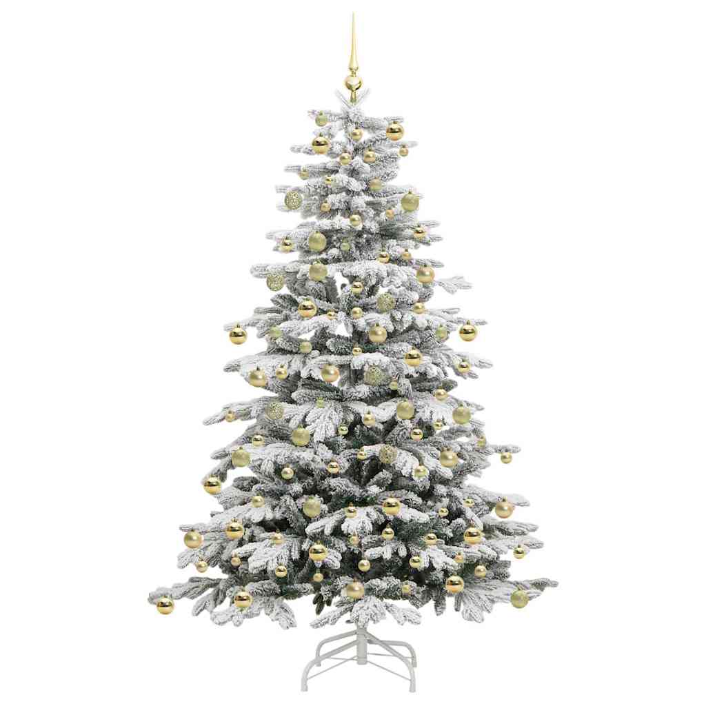 Kunstig sammensatt juletre Hvit 210 cm PE og PVC