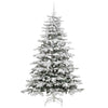 Kunstig sammensatt juletre Hvit 210 cm PE og PVC