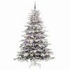 Kunstig sammensatt juletre Hvit 210 cm PE og PVC