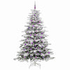 Kunstig sammensatt juletre Hvit 210 cm PE og PVC
