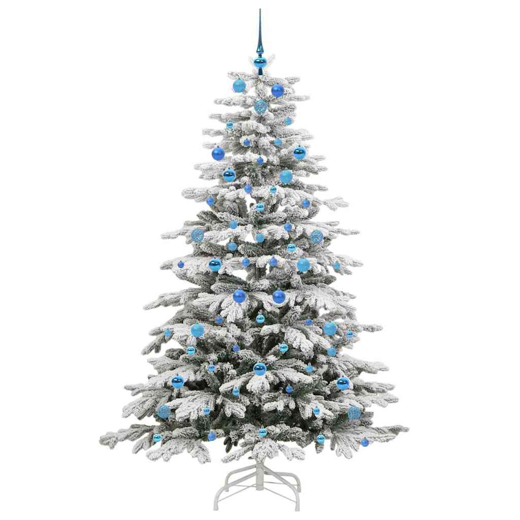 Kunstig sammensatt juletre Hvit 210 cm PE og PVC