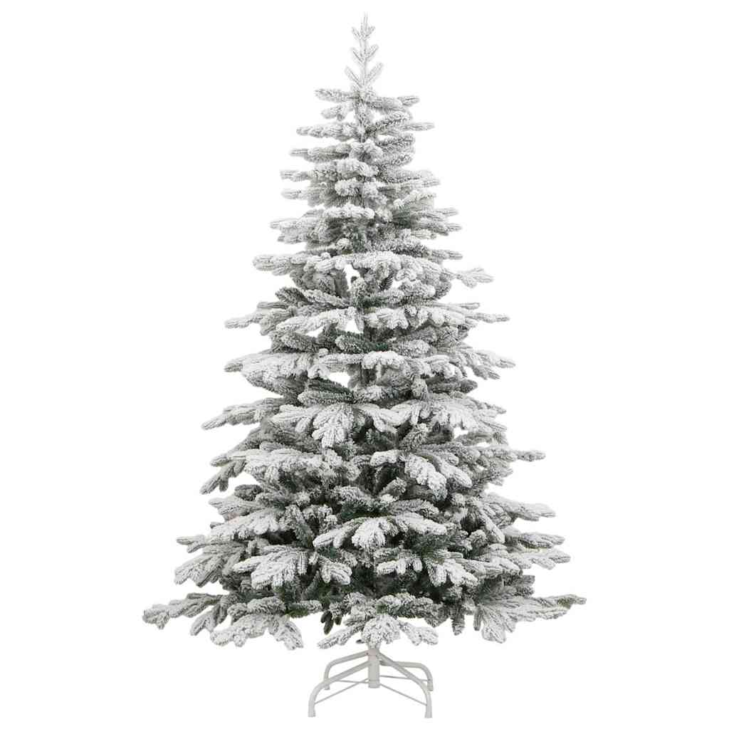 Kunstig sammensatt juletre Hvit 210 cm PE og PVC