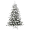 Kunstig sammensatt juletre Hvit 210 cm PE og PVC
